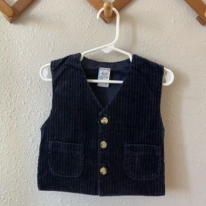 Vintage Toddler Corduroy Suit Vest